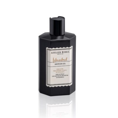 Atelier Rebul Istanbul Douchegel 250 ml zwarte fles op witte achtergrond