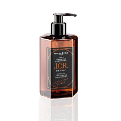 Atelier Rebul J.C.R. Handzeep 250 ml bruine pompfles op witte achtergrond