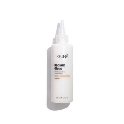 Keune Radiant Gloss Hair Gloss 200 ml fles tegen witte achtergrond