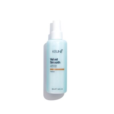 Keune Velvet Smooth 2-Phase Spray 200 ml, vrijstaande productfoto van de spuitfles