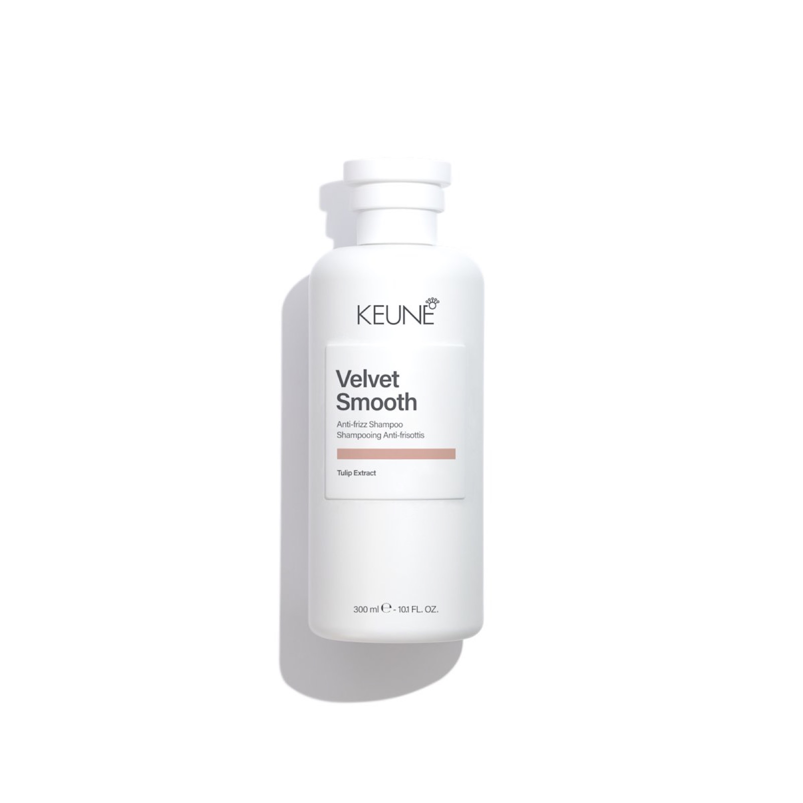 Keune Velvet Smooth Shampoo 300 ml fles, vrijstaande productfoto