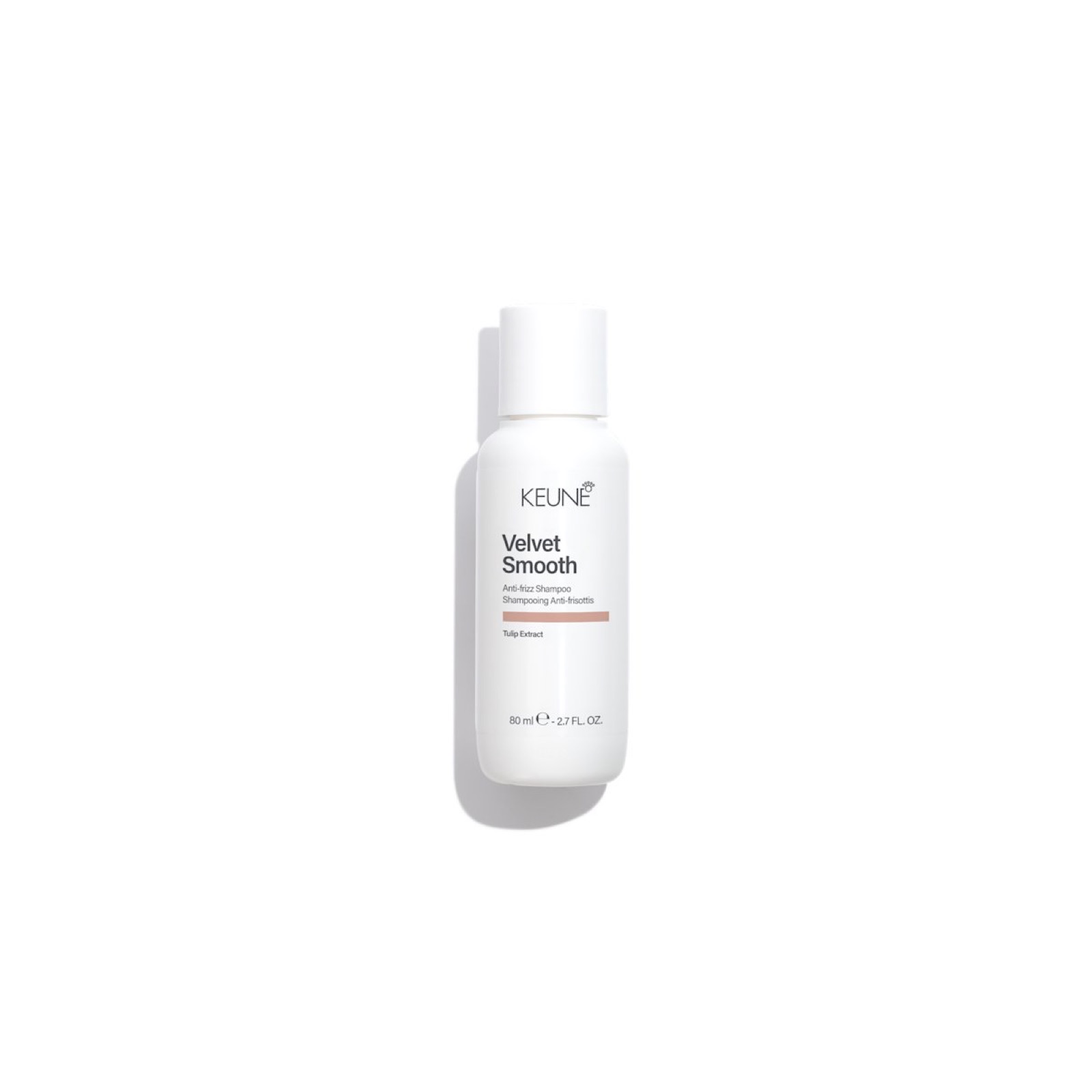 Keune Velvet Smooth Shampoo 80 ml reisflesje, vrijstaande productfoto